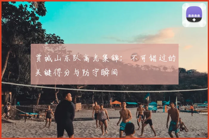 贾诚山东队高光集锦：不可错过的关键得分与防守瞬间