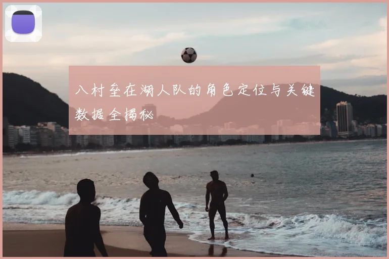八村垒在湖人队的角色定位与关键数据全揭秘